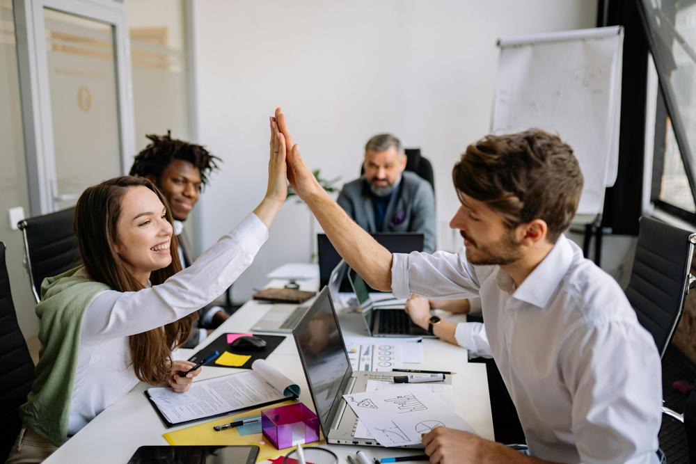 Office teamwork