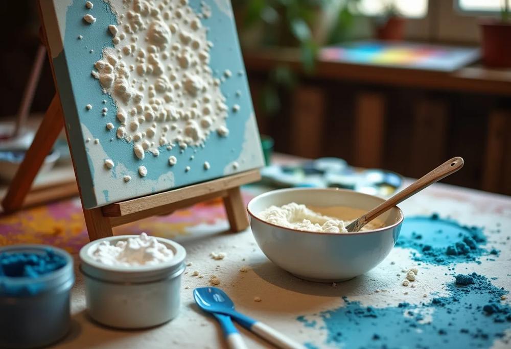 artistic workspace